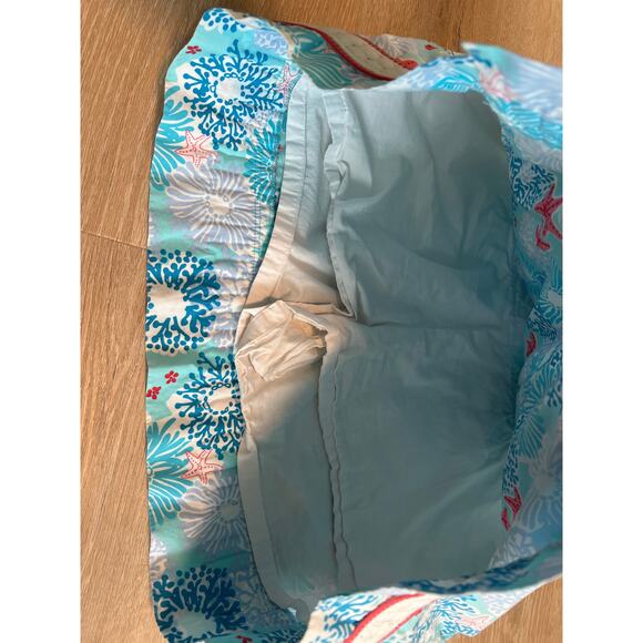 Lilly Pulitzer Ocean Blue Multicolor Starfish 100% Cotton Mini Skirt Size 4 - Picture 3 of 6